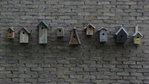 vogelhuisjes